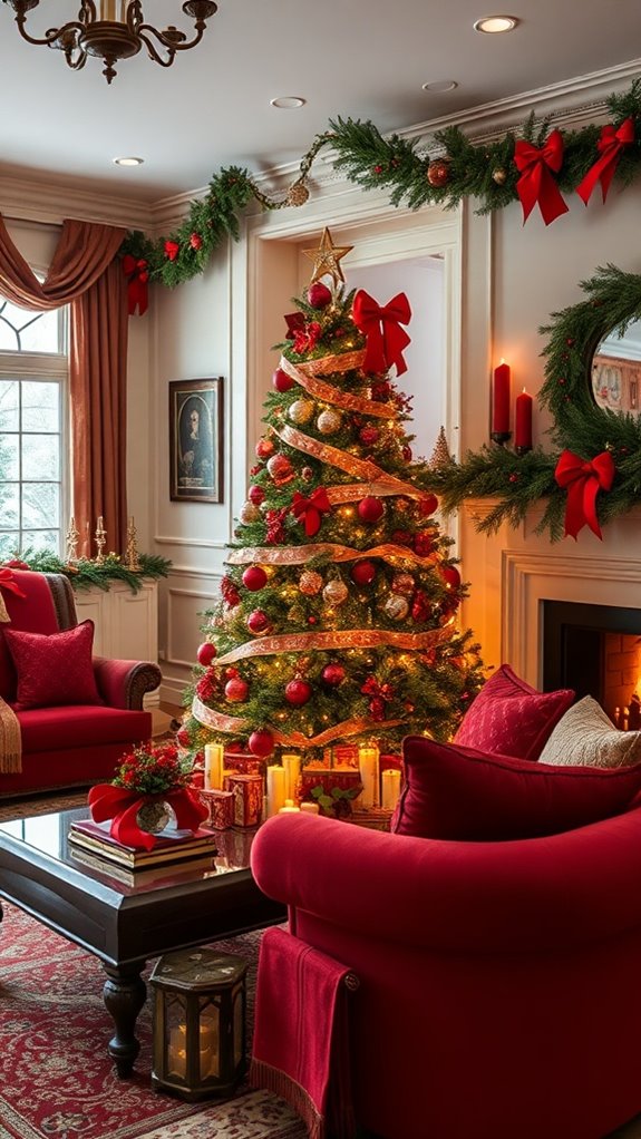 traditional red and green