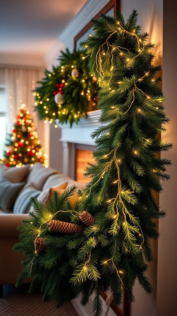 twinkling lights create ambiance