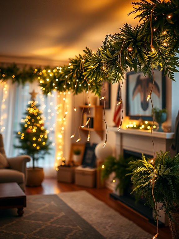 twinkling lights create magic