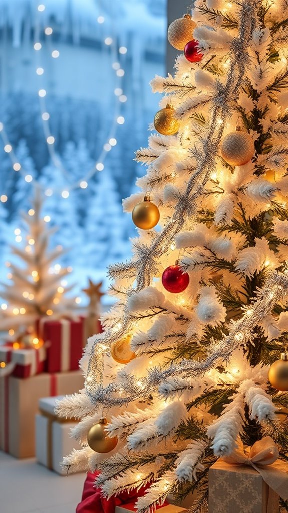 twinkling lights shimmering garlands