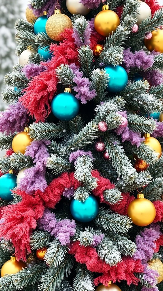 unexpected holiday color combinations