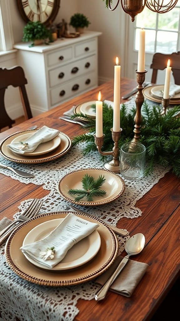 vintage charm for dining