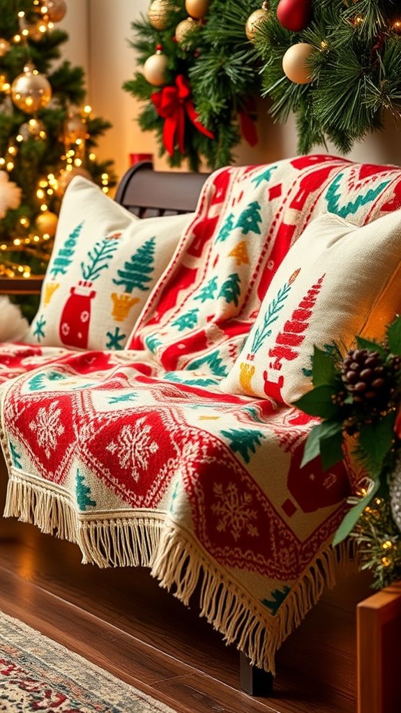 whimsical blanket for decor