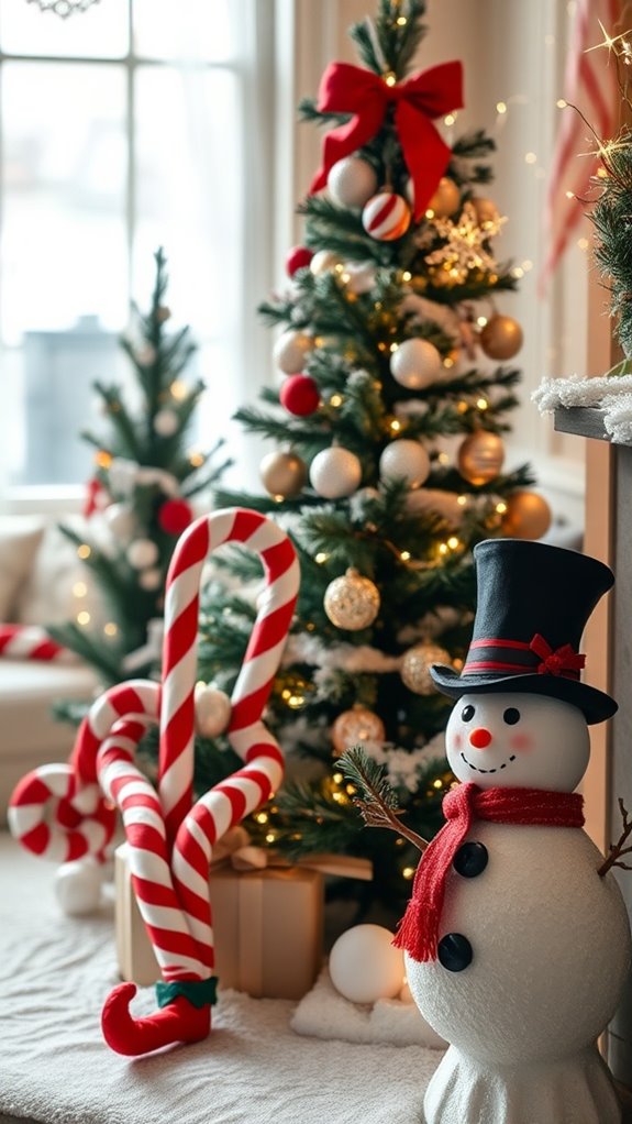 whimsical characters and decorations