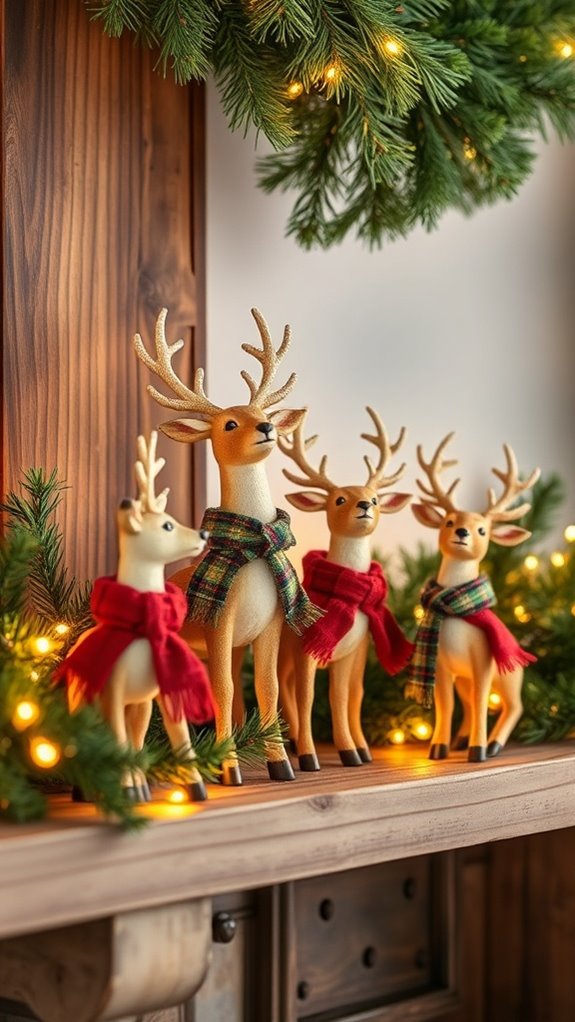 whimsical deer holiday decor