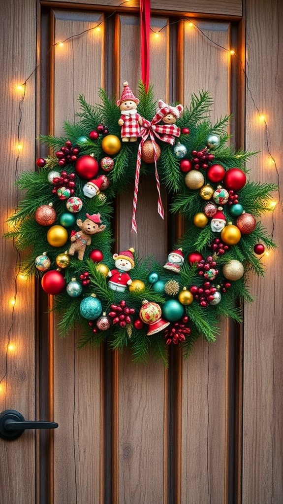 whimsical diy christmas wreath