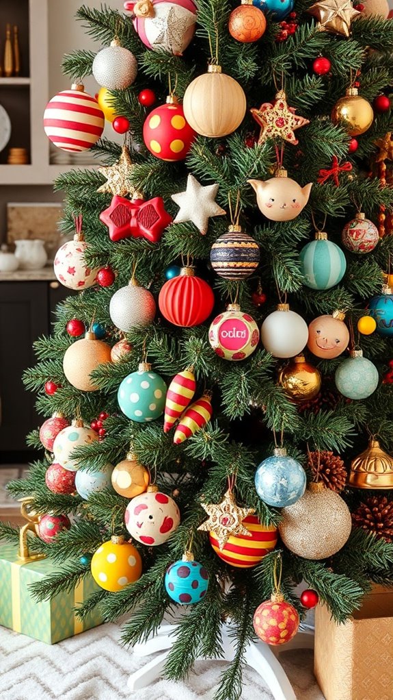 whimsical holiday tree ornaments