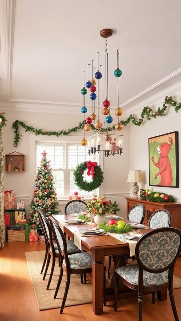 whimsical holiday wall decor