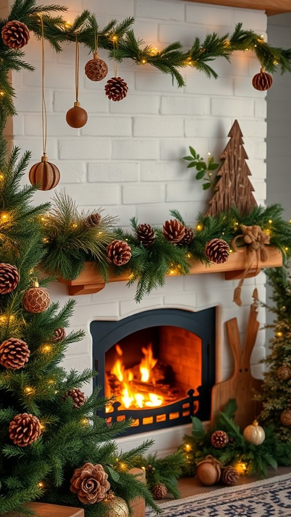 woodland themed christmas decorations ideas