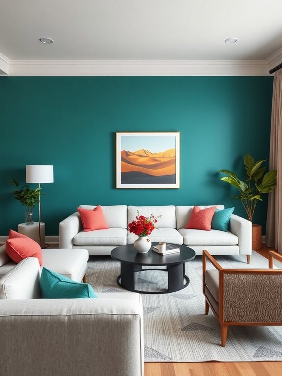 accent walls enhance aesthetics