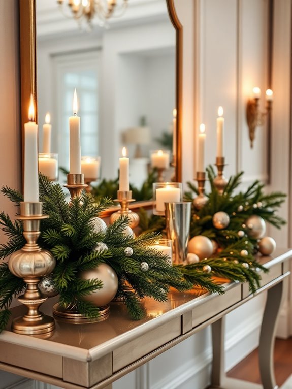 add metallic glam accents