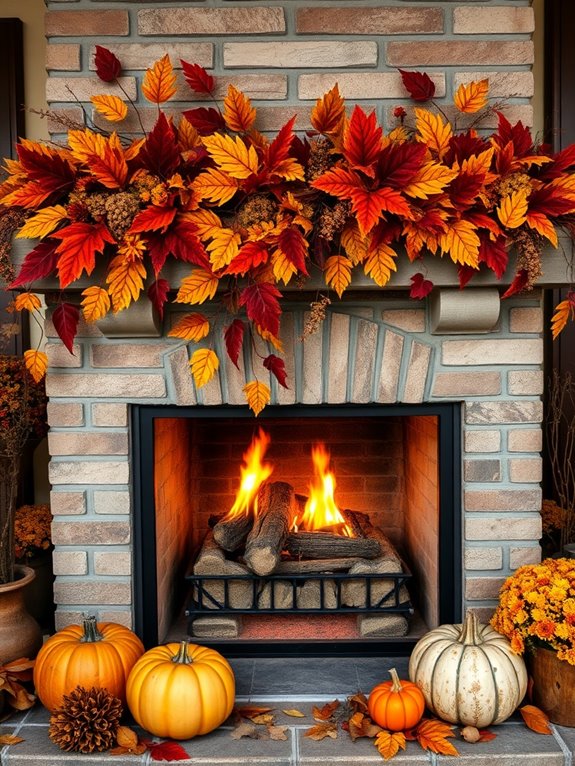 autumn color palette selection