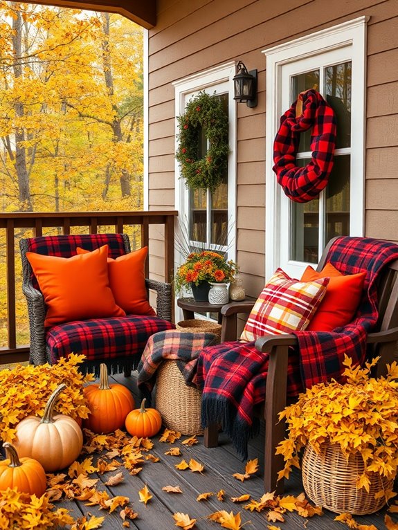 autumn colors create warmth