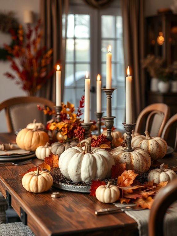 autumn inspired table setting