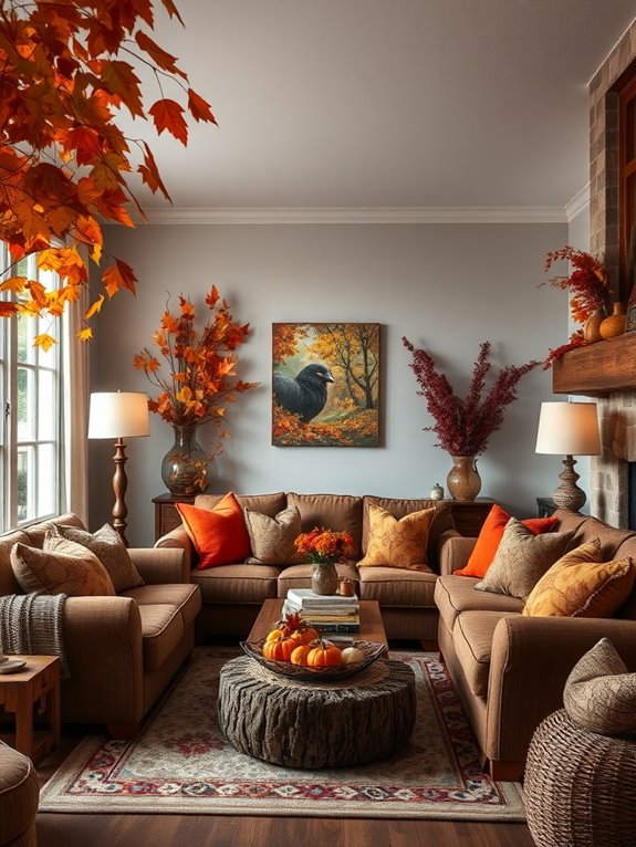 autumn leaf indoor decor