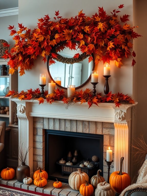 autumn leaves decorating tips