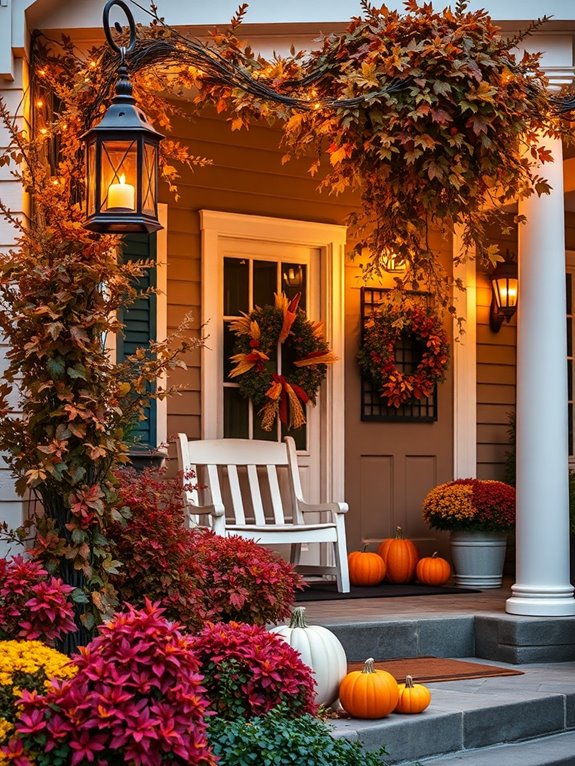 autumn themed cozy lighting ideas