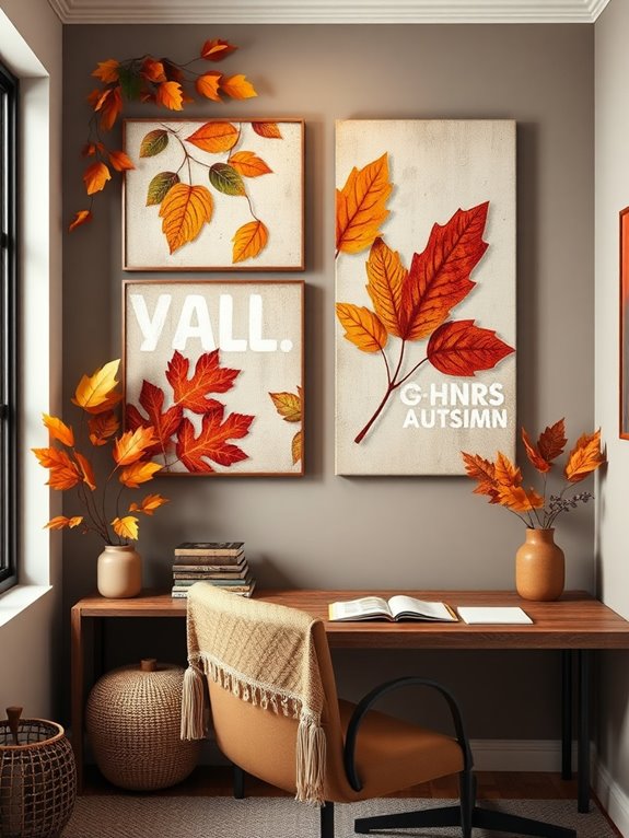 autumn wall art ideas