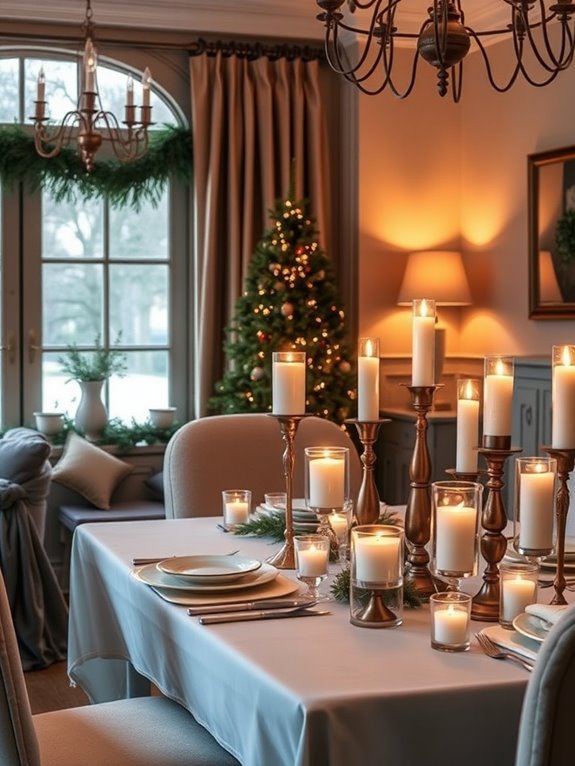 candles create cozy ambiance