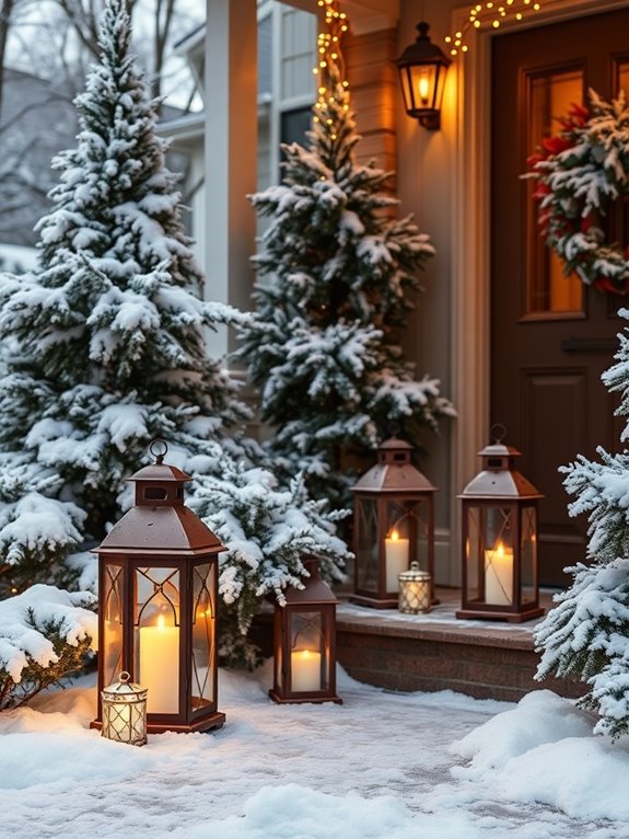charming lanterns for winter