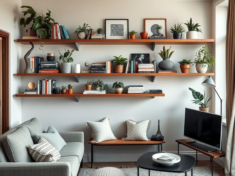 choose shelves that complement