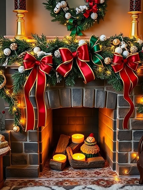 colorful ribbons and bows