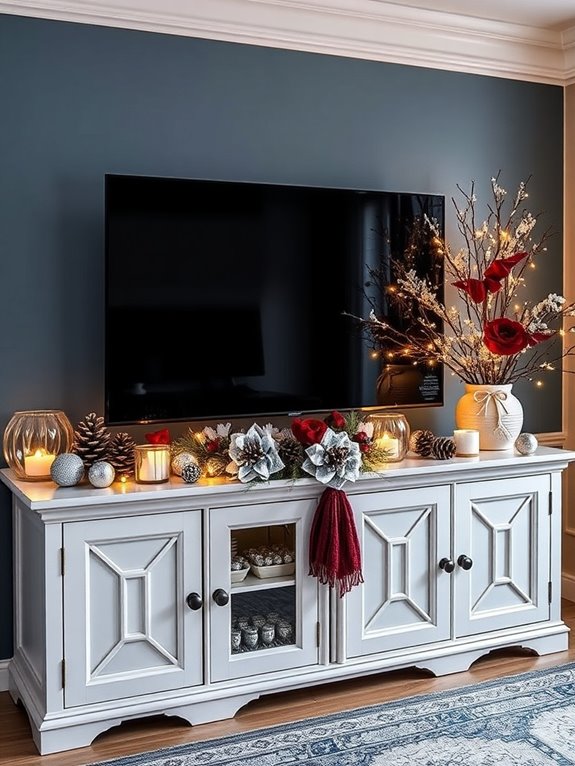 colorful winter d cor accents