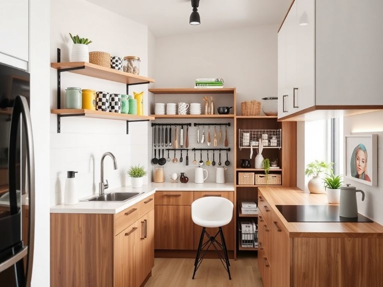 compact kitchen storage ideas