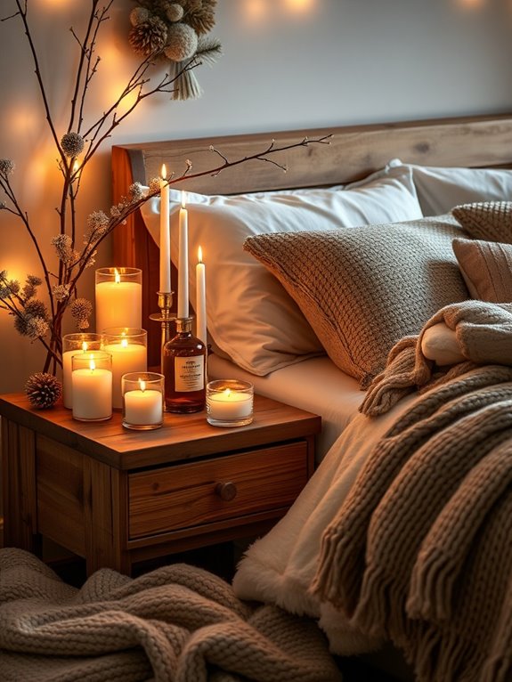 cozy ambiance with candles
