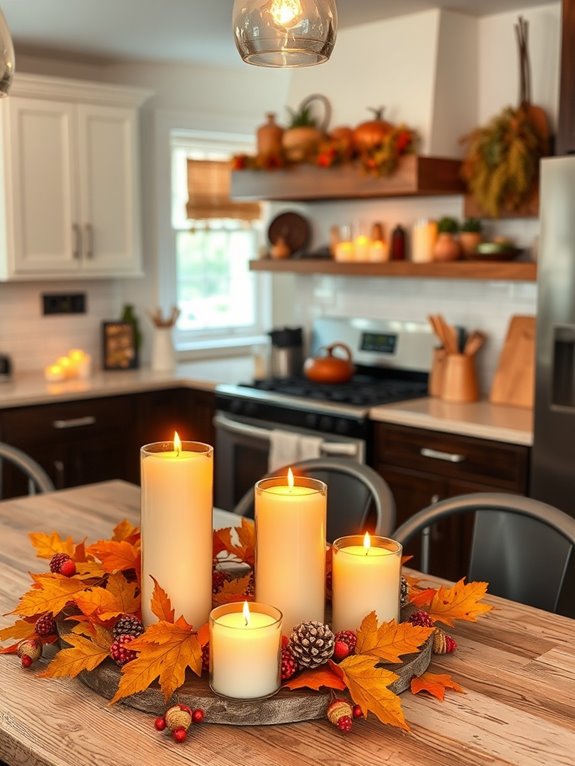 cozy autumn scented candles