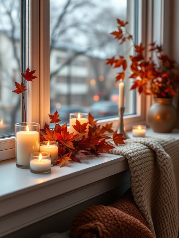 cozy autumn scented candles