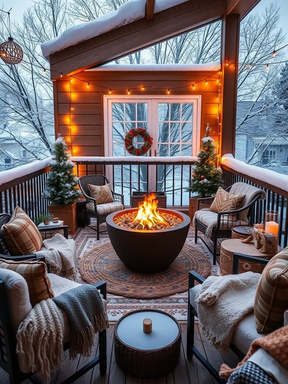 cozy balcony heating options