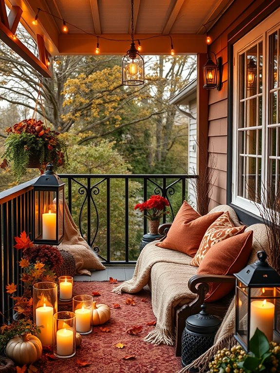 cozy balcony lighting essentials