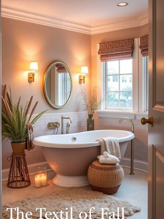 cozy bathroom soft lighting