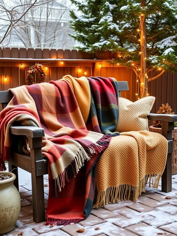 cozy blankets for outdoor warmth