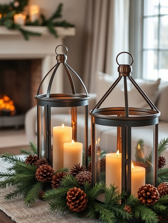 cozy candlelit lantern ambiance