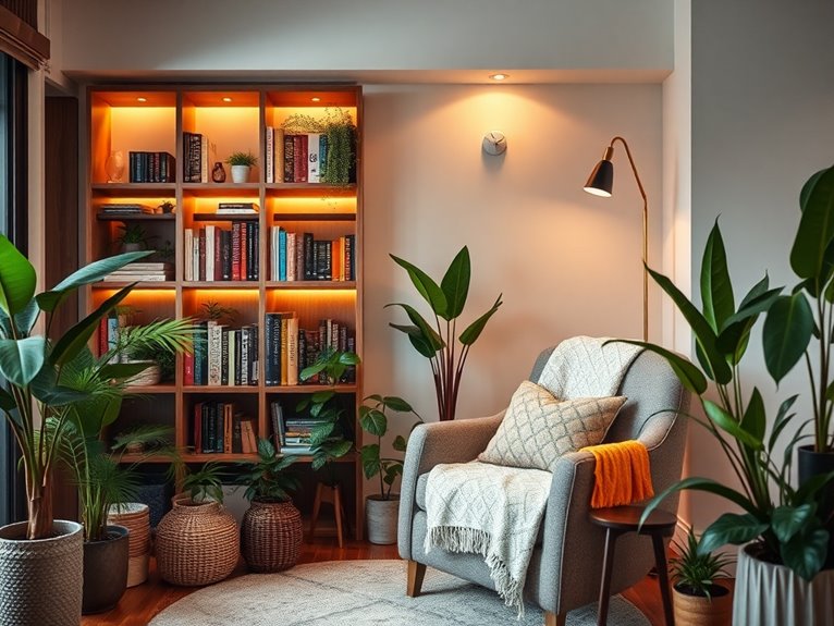 cozy corner for reading