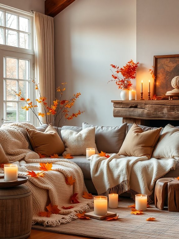cozy fall decor transformation