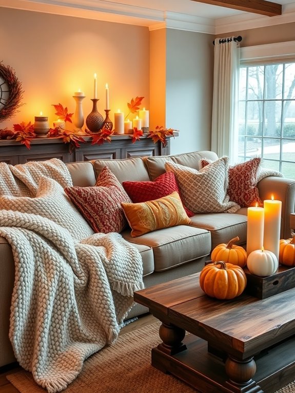 cozy fall room transformation