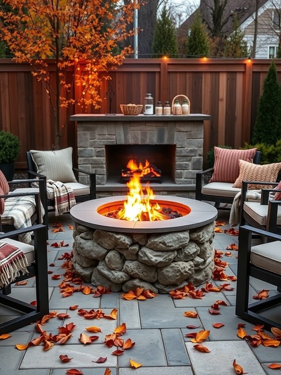 cozy fire pit gatherings