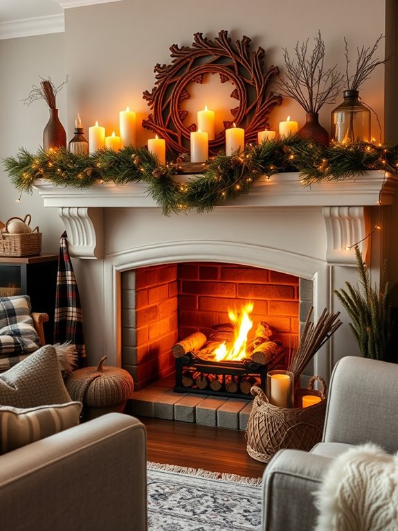 cozy fireplace decoration tips