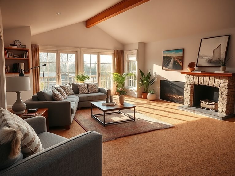 cozy insulating noise reducing flooring