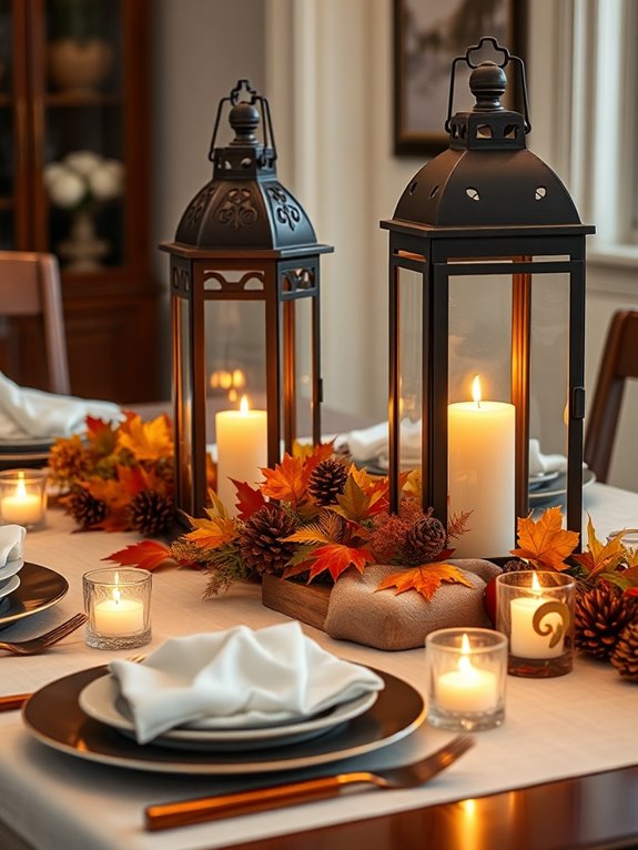 cozy lantern inspired tablescape essentials
