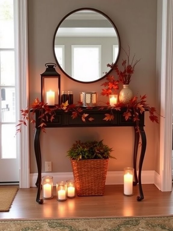 cozy lanterns with fairy lights