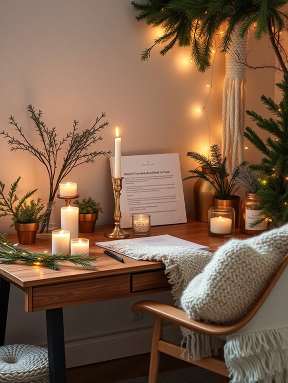 cozy office scented candles