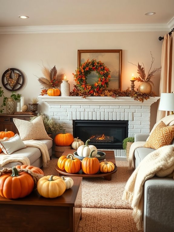 cozy pumpkin decor ideas