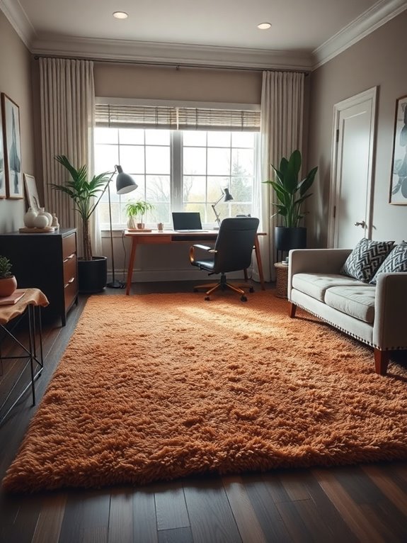 cozy rugs for workspace definition