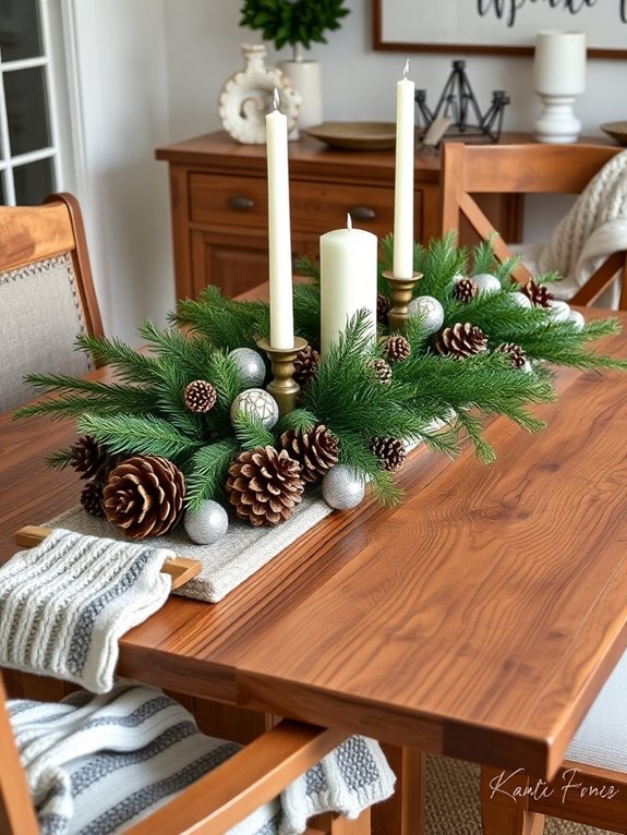 cozy seasonal centerpiece creation