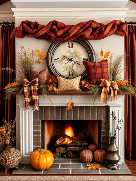 cozy seasonal fabric layering