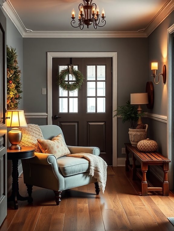 cozy seating for winter